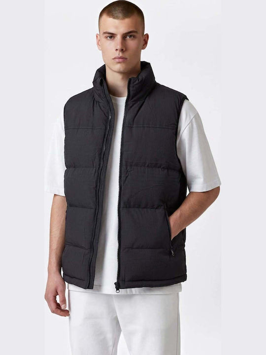 Без ръкави яке Puffer Черно