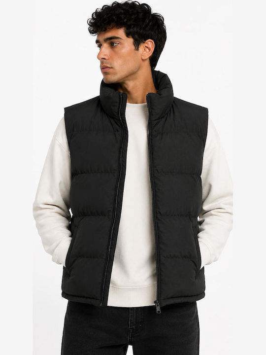 Palablu Αμάνικο Μπουφάν Puffer Μαυρο
