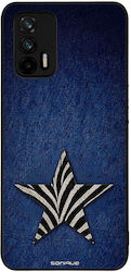 Husă Sonique Seria Diva Realme GT 5G Denim Zebra