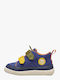 Kids Sneakers High with Hoop & Loop Closure Navy Blue