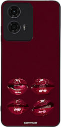 Θήκη Sonique Diva Series Motorola Moto G04 4g Moto G04s 4g Moto G24 4g Moto G24 4g Power Moto E14 4g Κόκκινα Χείλη