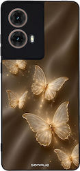 Θήκη Sonique Diva Series Motorola Moto G85 5g Χρυσές Πεταλούδες