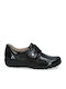 Leather Women's Moccasins in Black Colour