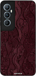 Sonique Diva Series Realme C65 4G Mobile Phone Case Burgundy Lace