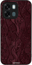Θήκη Sonique Diva Series Oppo A6 4g Oppo A6 5g Oppo A6x 4g Oppo A6x 5g Oppo A6k 4g Βουργουνδί Δαντέλα