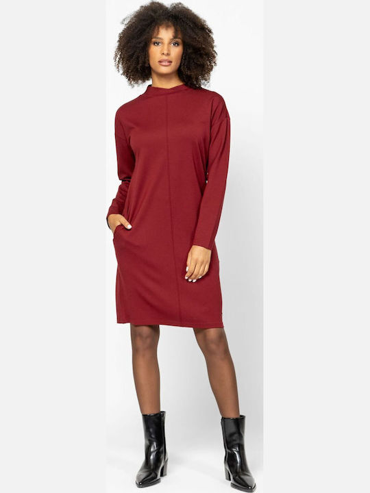 Heavy Tools Midi T-shirt Φόρεμα Burgundy