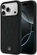 Калъф Mercedes-benz Кожа Диагонални Линии Magsafe Iphone 18 Pro Max/17 Pro Max Черен