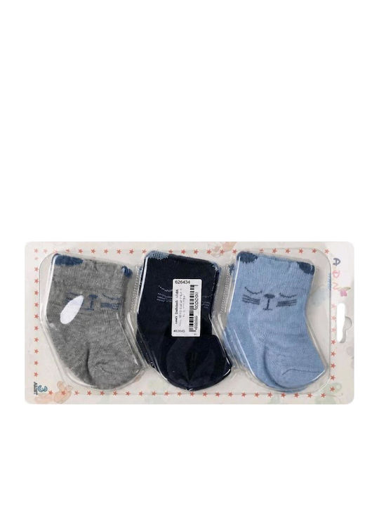 Findik Bebe Kindersocken Blau 3er-Pack