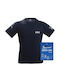 Tricou Poliție Quick Dry Monocrom Negru M