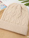 Beanie Unisex Strickmütze in Beige Farbe