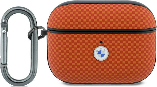 BMW Metal Logo Case in Orange Colour for Apple AirPods Pro 3