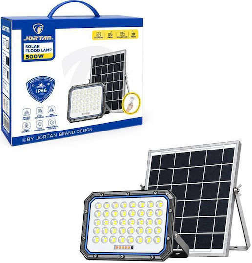 Фотоволтаичен Водоустойчив Соларен LED Прожектор 500W с Дистанционно IP66