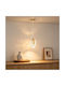 Verstellbare Deckenleuchte Gold LED mit Warmweißem Licht mit Kristallen PA-128-GOLD