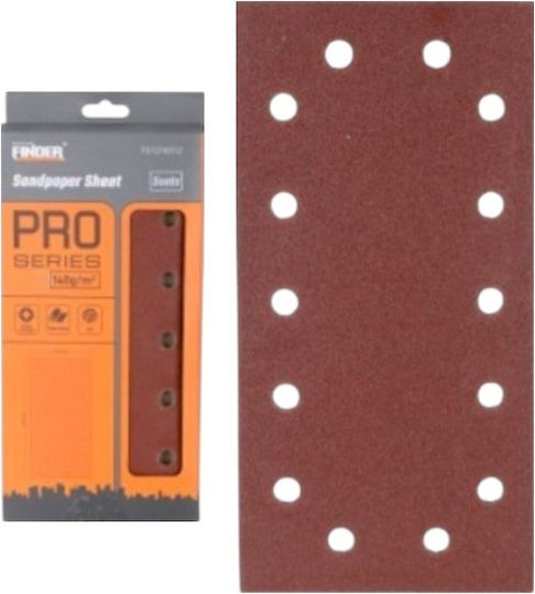 Finder Finishing Sander Sheet 115x230mm Set 5pcs