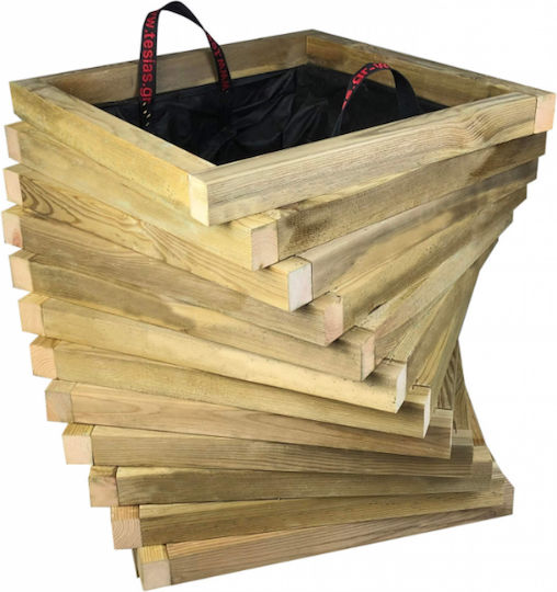 Wooden Flower Pot Wooden 52x45x60cm