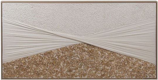 Canvas Painting White Gold Frame 122x62x4.5cm Estheti 812-10038