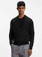 Men's Black Cardigan