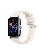 Amazfit Gts 3 Curea Ceas Cu Textură Stripe 20mm Din Silicon Starlight