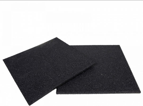 Δάπεδο Οργάνων Γυμναστηρίου Μαύρο 100x100x2cm 1τμχ