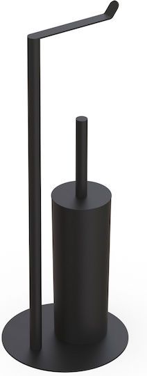 MRShome Set de accesorii pentru baie metalic negru