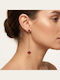 Sk3582 Long Dangle Earrings Chain Red Four-leaf Clover – Grekas Jewelry