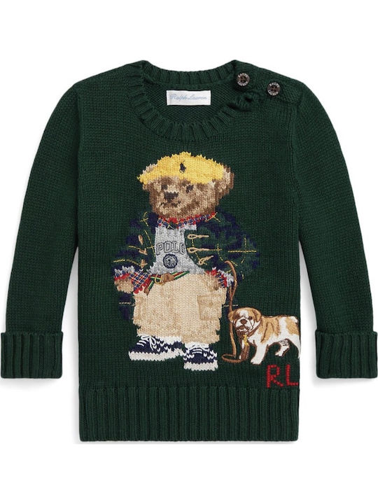 Pulover Pentru Copii Cu Mâneci Lungi Negru Polo