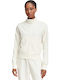 Athleisure W Damen Strickjacke mit Reissverschluss Creme