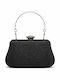 Damentasche Kupplung Schwarz 22 868 Black
