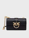 Love One Damen-Crossbody-Tasche Aus Leder Black / Antique Gold