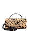 Kirsten Rattan Damenhandtasche Handtasche Schwarze