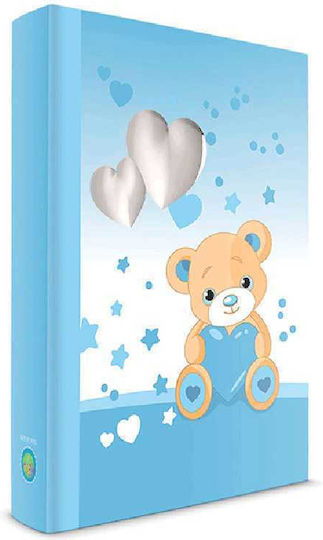 Slevori Children Photo Album for 60 Photos White Silver 908AL-B 20x25cm
