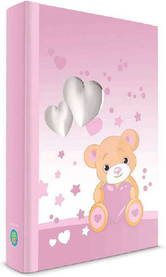 Slevori Children Photo Album for 60 Photos White Silver 908AL-R 20x25cm