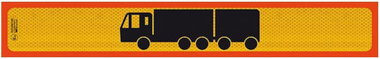 3M Reflektorisches Schild 'LKW-Schiebe' 125x20cm 3μ 005859-104