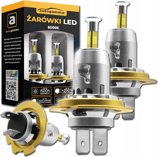H7 LED 360° Тънки LED Крушки Canbus 2 Бр 100W 36000 Lm 6000K