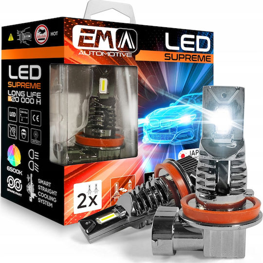 H11 H9 H8 LED Крушки За Автомобил LED Canbus 2 Бр 100W 24000 Lm 6500K