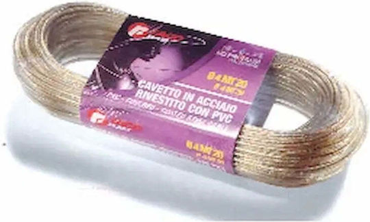 Със стоманено въже PVC-brass 5mm X 20m