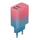 Setty Wireless Charger With 2 USB-A Output Ports 18W Pink GSM183598