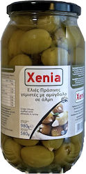 Xenia Green Olives Stuffed 580gr Xenia Green Olives Stuffed 580gr