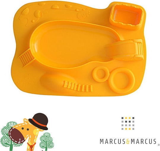 Marcus & Marcus Baby-Entwöhnungsprodukte Tastaturen Tablett Farbe Gelb aus Silikon