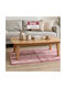 Cosy Life Plus Rutschfester Rechteckiger Fellteppich in Altrosa 60x140 cm