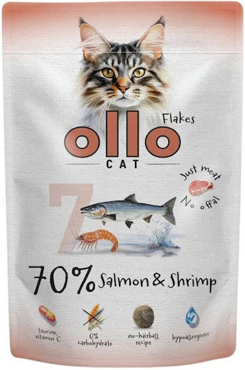 Ollo No.7 Nasses Katzenfutter mit Lachs ohne Getreide 85gr