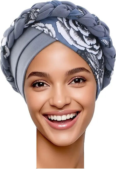 Elecool Damen Weiches Haar Stirnband Braid Graue Blumen