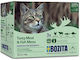 Bozita Nasses Katzenfutter mit Fleisch und Fisch 12x85g