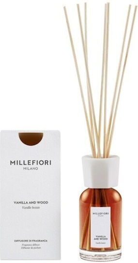 Millefiori Diffusor Duftstäbchen Vanille & Holz 77mddv 100ml