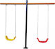 Aufhängbare Metall Kinder Schaukeln 250x220cm Blau