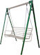 Aufhängige Metall Kinder Schaukeln 240x120x210cm Blau