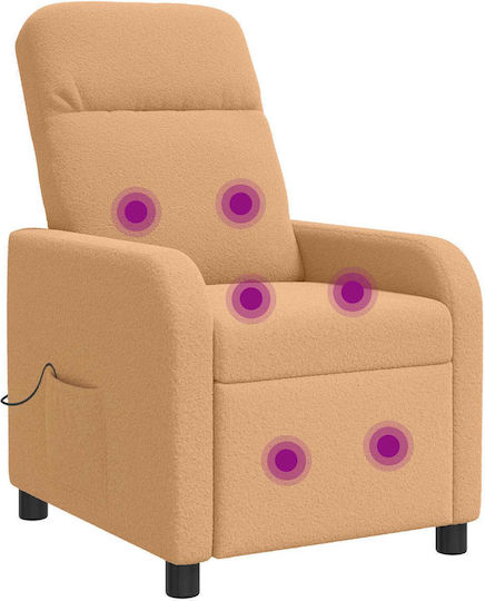 Πολυθρόνα Relax Massage Μπεζ 66x95x100cm