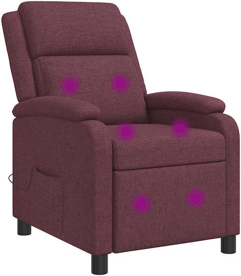 Relax Sessel Lila Massage 66x95x100cm