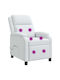 Πολυθρόνα Relax Massage Λευκό 66x95x100cm