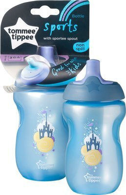 Tommee Tippee Активна Образователна Биберон Пластмаса Син За 12м+ 300мл